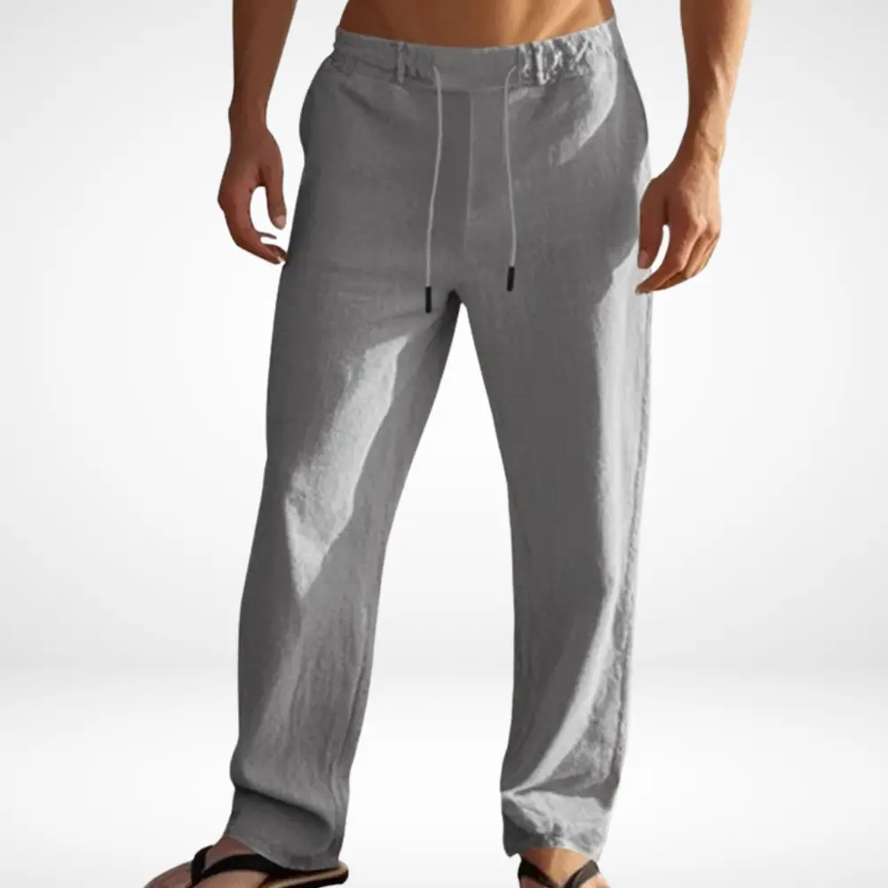 Pantalon ample coupe fluide à cordon pour Homme – David – Image 6