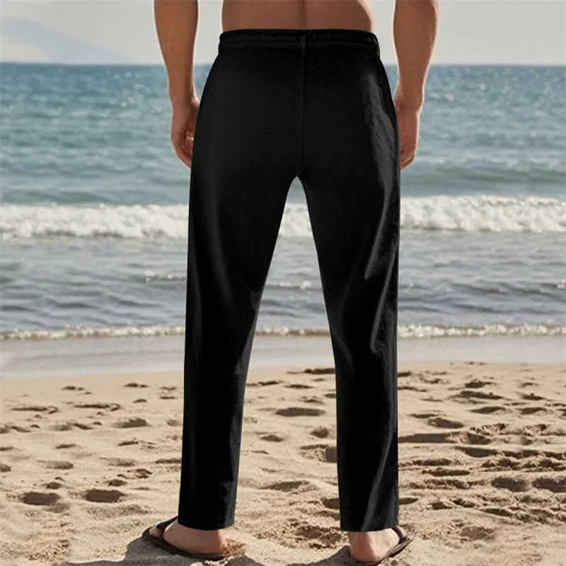 Pantalon ample coupe fluide à cordon pour Homme – David – Image 2