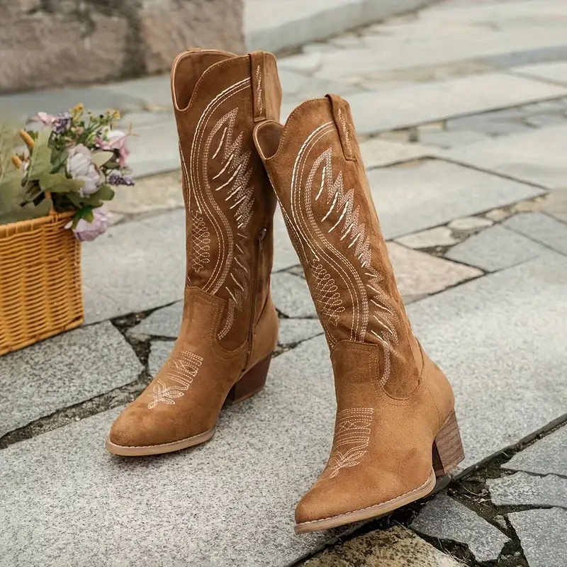 Iris | Élégantes Bottes Cowboy Brodées pour Femmes – Image 9